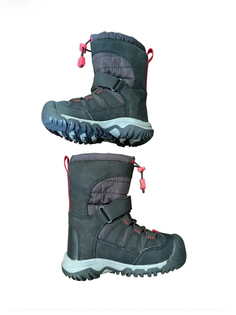 Keen Winterport Neo DT WP Black Boots with Red Accents-Size 8 NWOT